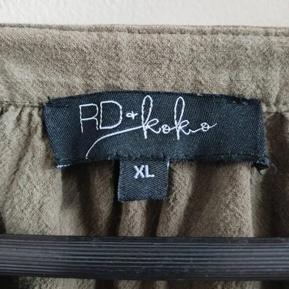 RD + KOKIO For Anthropologie Embroidered Top/Jacket - Picture 2 of 12